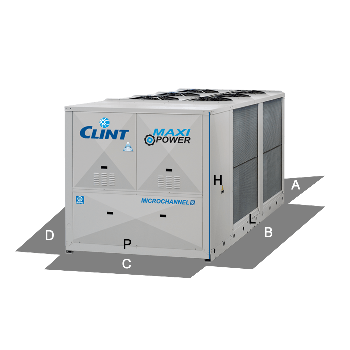 Въздушноохлаждаеми чилъри CLINT, CHA/Y/A 1302÷4802