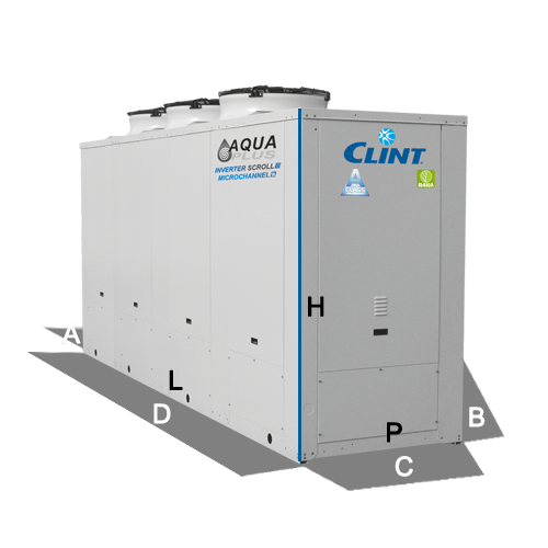 Air-cooled chillers CLINT CHA/IK/A 172-P ÷ 574-P Air-cooled chillers CLINT CHA/IK/A 172-P ÷ 574-P