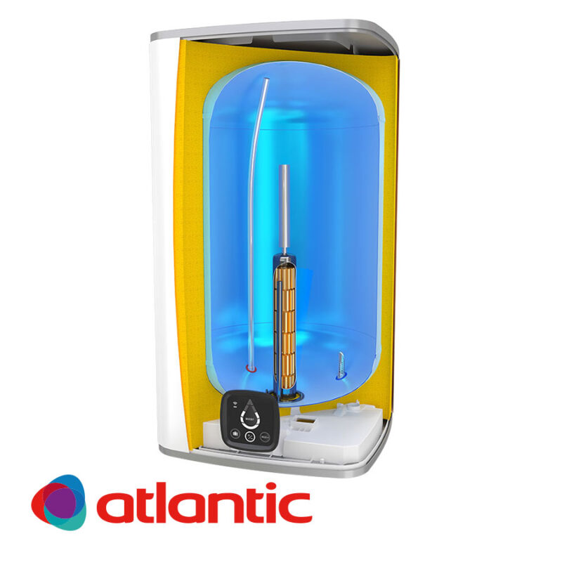 Електрически бойлер Atlantic CUBE Silver Steatite Wi-Fi, 150 литра цена - Бойлери | BGR Group