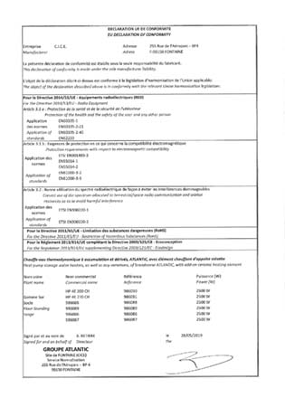Declaration of Conformity Explorer V4