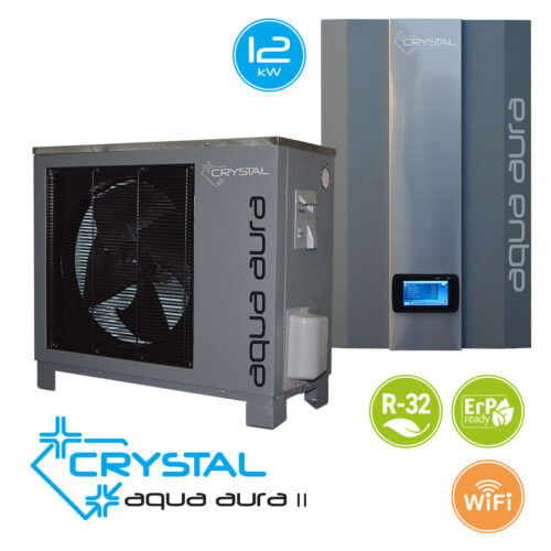 Inverter air-to-water heat pump Crystal Aqua Aura II 12S, 12 kW цена - Heat pumps | BGR Group