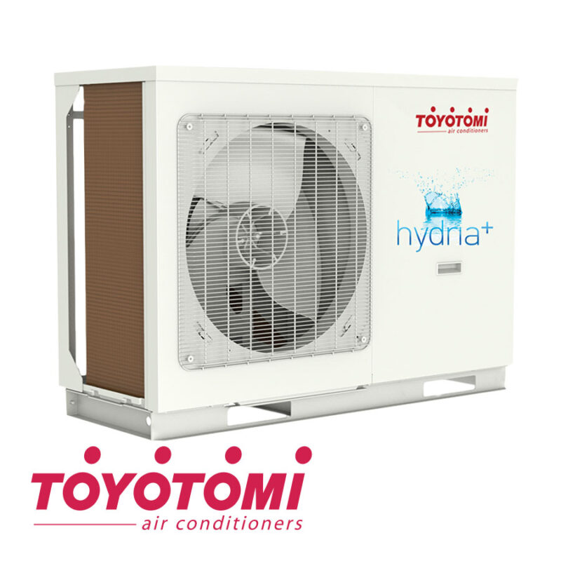 Inverter air-to-water heat pump TOYOTOMI hydria+ THMUSG414/3R32, monoblock цена - Heat pumps | BGR Group