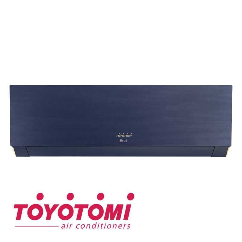 The first air conditioner with artificial intelligence TOYOTOMI ERAI Midnight Blue