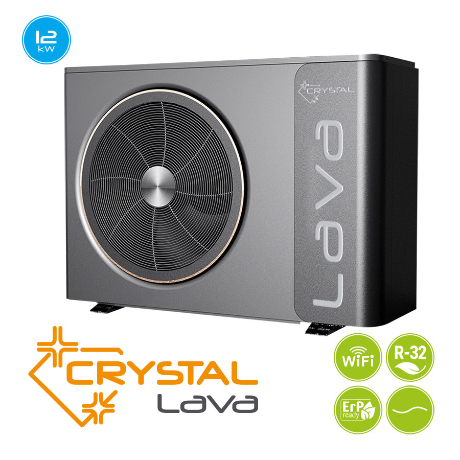 Термопомпа въздух-вода, моноблок Crystal LAVA, LAVA-12AM цена - Термопомпи | BGR Group