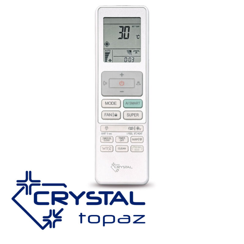 Купи онлайн Хиперинверторен климатик А+++ с технология Smart Eye, Crystal Topaz CHI-AI09H-QE/CHO-AI09H-QE на цена 792.5 € Хиперинверторен климатик А+++ с технология Smart Eye, Crystal Topaz CHI-AI09H-QE/CHO-AI09H-QE цена - Климатици за дома и офиса | BGR Group