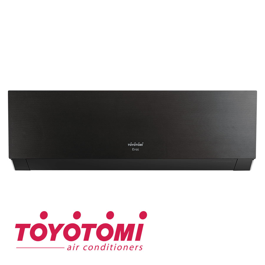 Toyotomi ERAI black air conditioner with artificial intelligence