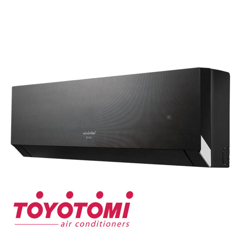 Първият климатик с изкуствен интелект TOYOTOMI ERAI Black Velvet CTN/CTG-328B цена - Климатици за високостенен монтаж | BGR Group