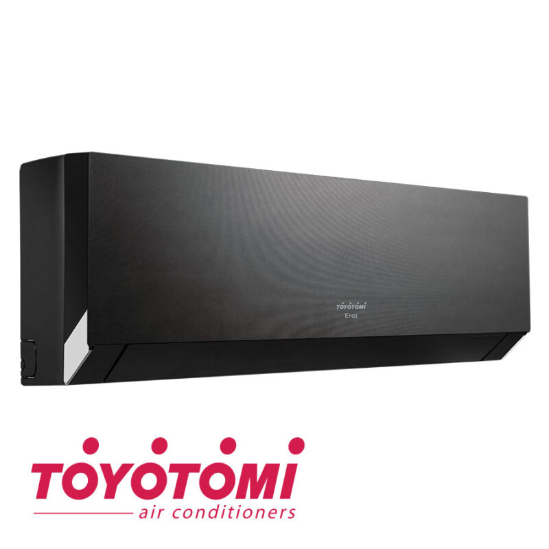 Първият климатик с изкуствен интелект TOYOTOMI ERAI Black Velvet CTN/CTG-328B цена - Климатици за високостенен монтаж | BGR Group