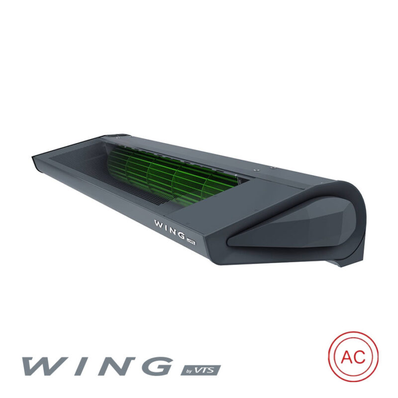 Купи онлайн Air curtain WING E100 AC with 3-speed fan, color anthracite gray (RAL 7016) на цена 562.42 € Air curtain WING E100 AC with 3-speed fan, color anthracite gray (RAL 7016) цена - Air curtains | BGR Group