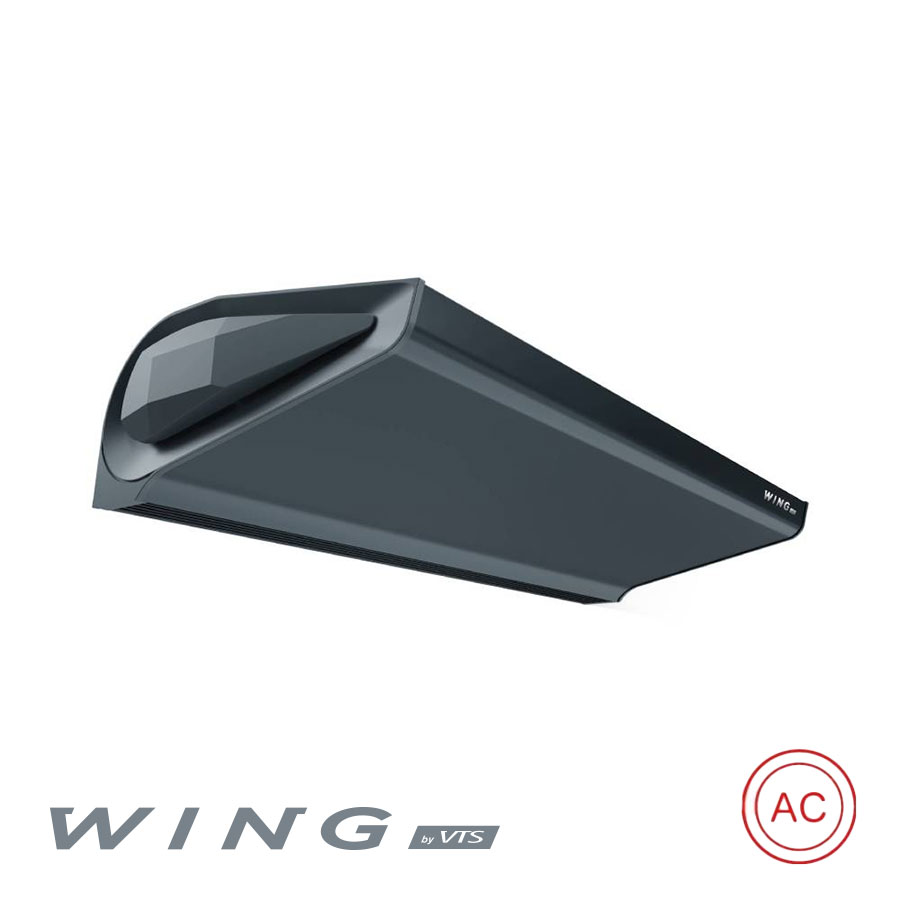 Въздушна завеса WING E150 AC с 3-скоростен вентилатор, цвят антрацитно сиво (RAL 7016)