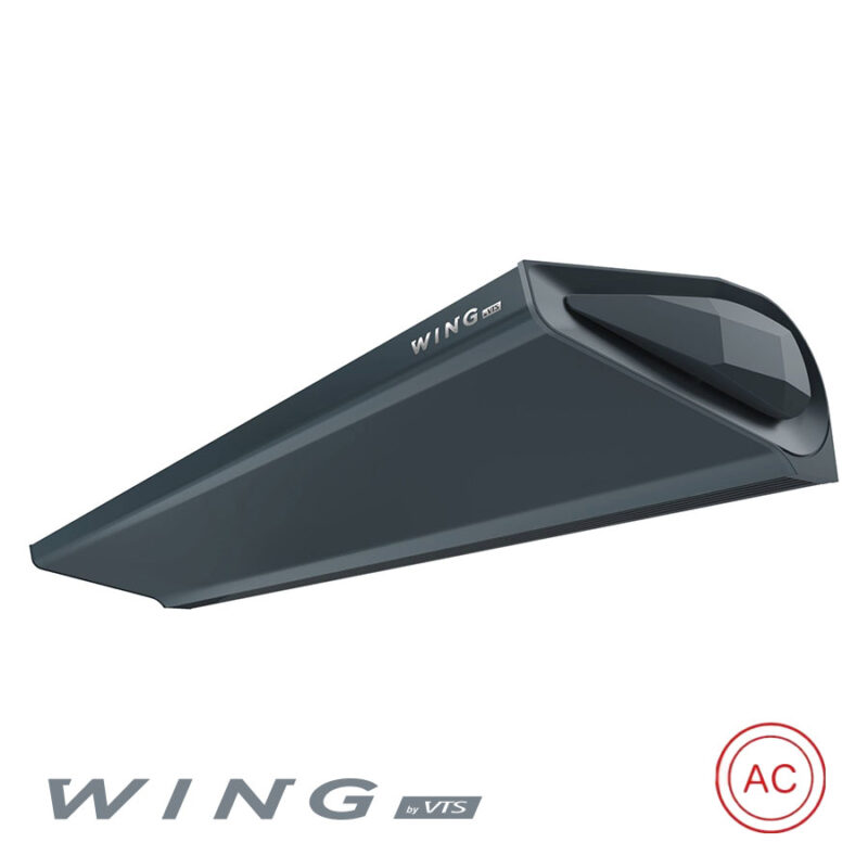 Въздушна завеса WING E200 AC с 3-скоростен вентилатор, цвят антрацитно сиво (RAL 7016) цена - Въздушни завеси | BGR Group