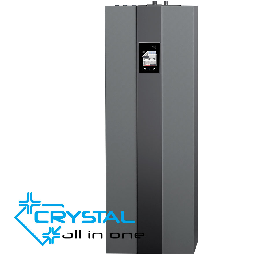 Инверторна термопомпа въздух-вода Crystal Aqua Aura II 19S All-In-One 250, трифазна цена - Термопомпи | BGR Group