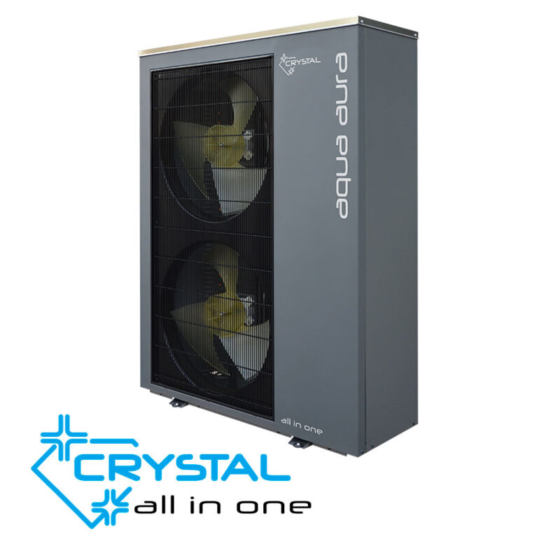 Инверторна термопомпа въздух-вода Crystal Aqua Aura II 19S All-In-One 250, трифазна цена - Термопомпи | BGR Group