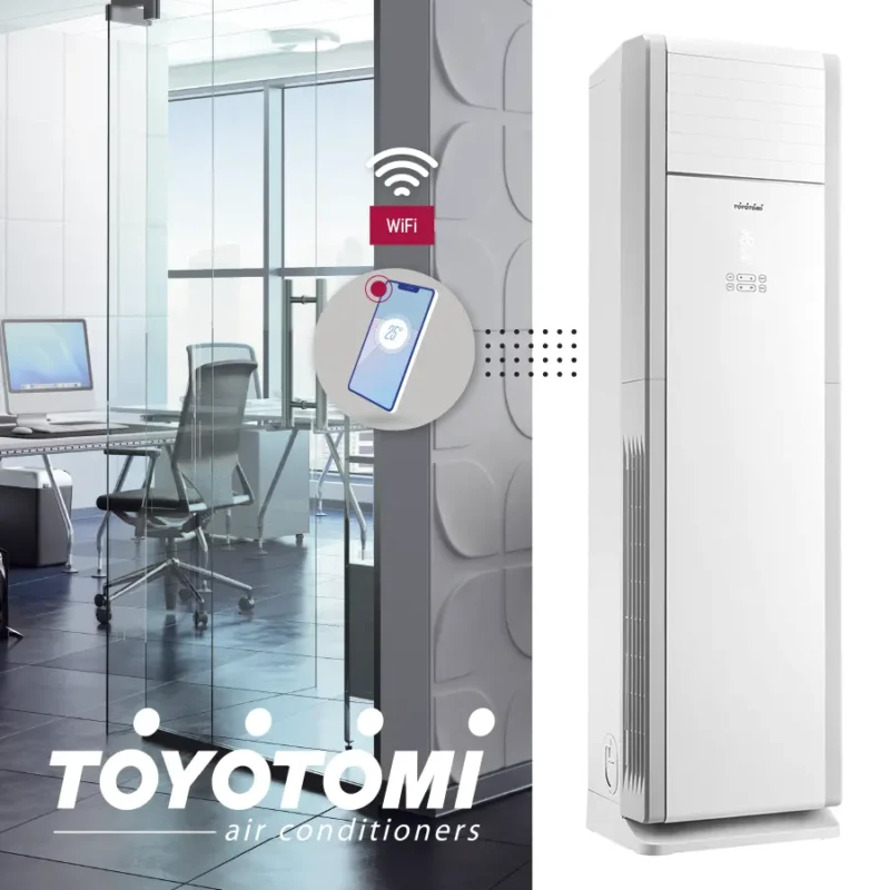 Инверторен колонен климатик Toyotomi FS-A72IUINVR32/FS-A72OUINVR32 цена - Климатици за дома и офиса | BGR Group