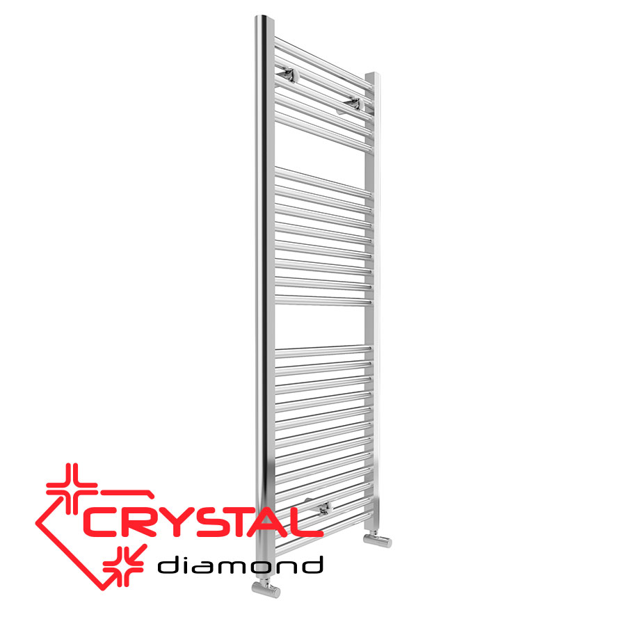 Водна лира за баня Crystal DIAMOND STRAIGHT CHROME, цвят хром.