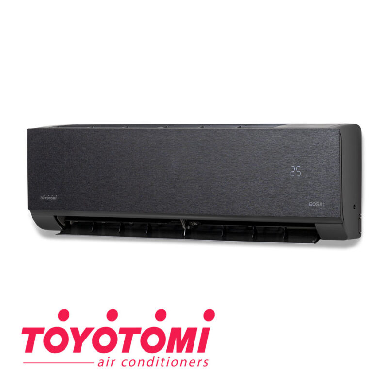 Inverter air conditioner TOYOTOMI Gosai Shadow Black GTN/GTG-12CMB цена - Residential air-conditioners | BGR Group