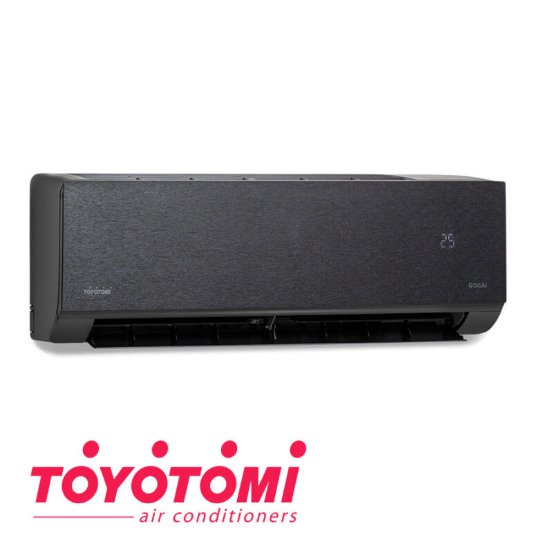 Inverter air conditioner TOYOTOMI Gosai Shadow Black GTN/GTG-12CMB цена - Residential air-conditioners | BGR Group