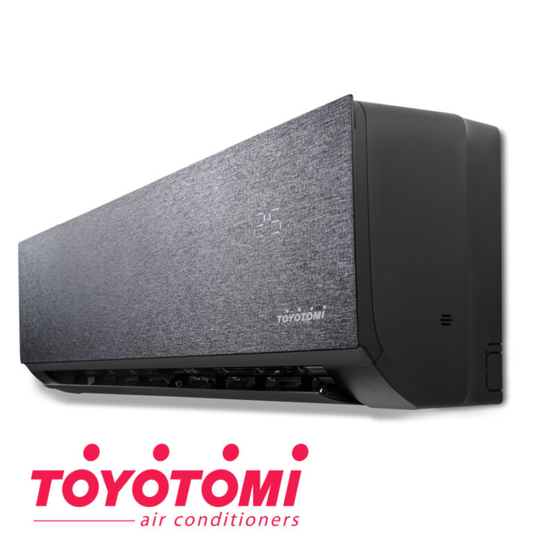 Inverter air conditioner TOYOTOMI Gosai Shadow Black GTN/GTG-12CMB цена - Residential air-conditioners | BGR Group