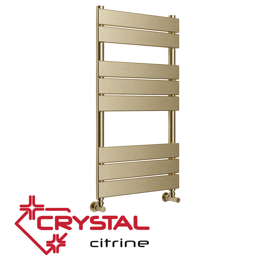 Водна лира за баня CITRINE STRAIGHT SB-Brass 299 W, 840×500 mm цена - Отопление за баня | BGR Group