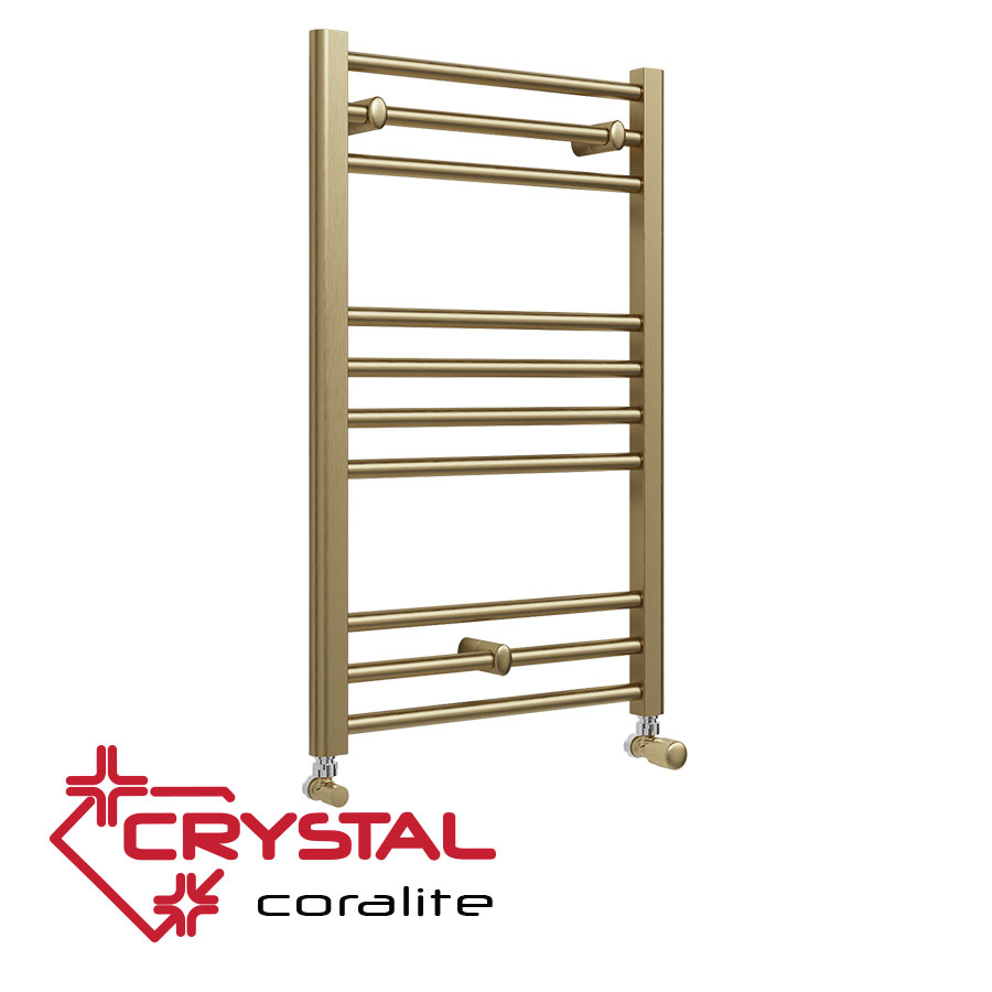 Водна лира за баня CORALITE STRAIGHT SB-Brass 249 W, 800×500 mm цена - Отопление за баня | BGR Group