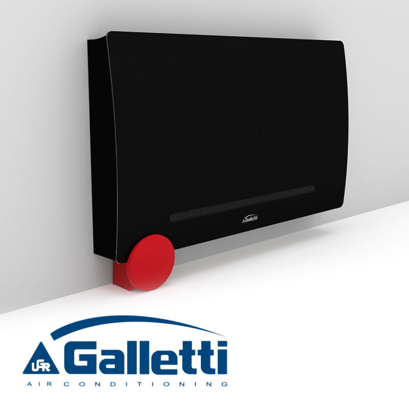 Вентилаторен конвектор Galletti AU 30 KIL + управление EVO-D, ЧЕРЕН цена - Водни вентилаторни конвектори за отопление и охлаждане | BGR Group