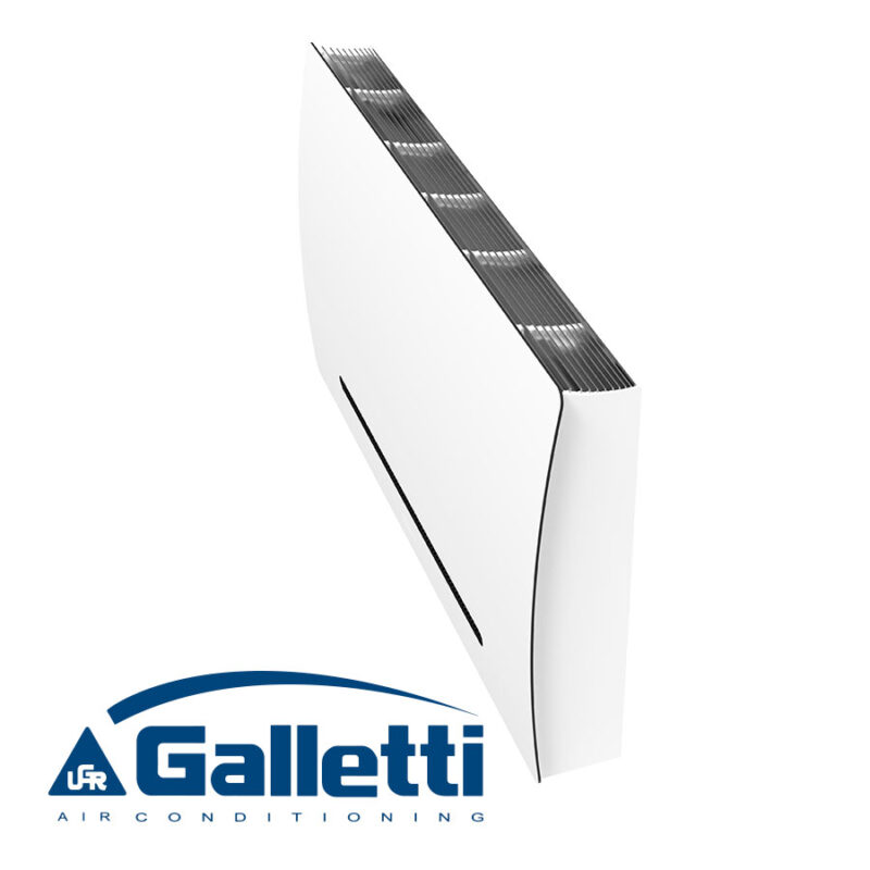 Вентилаторен конвектор Galletti AU 20 WIL + управление EVO-D, БЯЛ цена - Водни вентилаторни конвектори за отопление и охлаждане | BGR Group