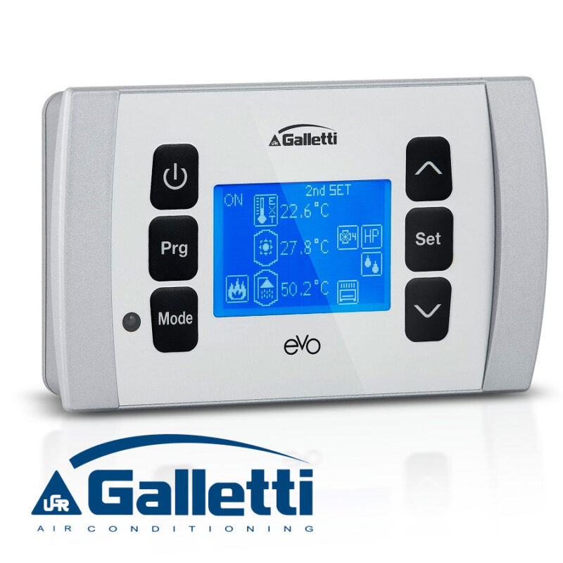 Вентилаторен конвектор Galletti AU 20 WIL + управление EVO-D, БЯЛ цена - Водни вентилаторни конвектори за отопление и охлаждане | BGR Group