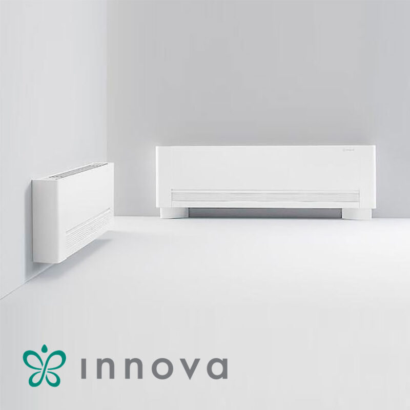 Вентилаторен конвектор Innova Airleaf SLS 400 нископрофилен + модулиращо управление ECA644II цена - Водни вентилаторни конвектори за отопление и охлаждане | BGR Group
