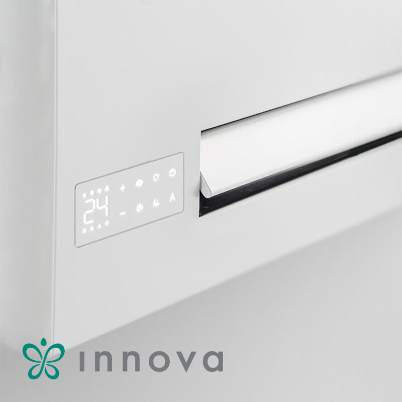Високостенен вентилаторен конвектор Innova Filomuro Slim Fit SW 400 с безжично IR дистанционно, десен цена - Водни вентилаторни конвектори за отопление и охлаждане | BGR Group
