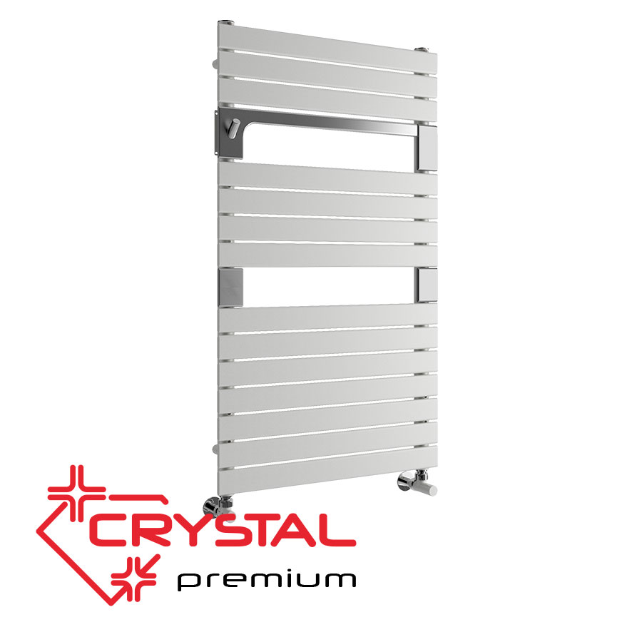 Водна лира за баня Crystal PREMIUM, 510 W, бяла