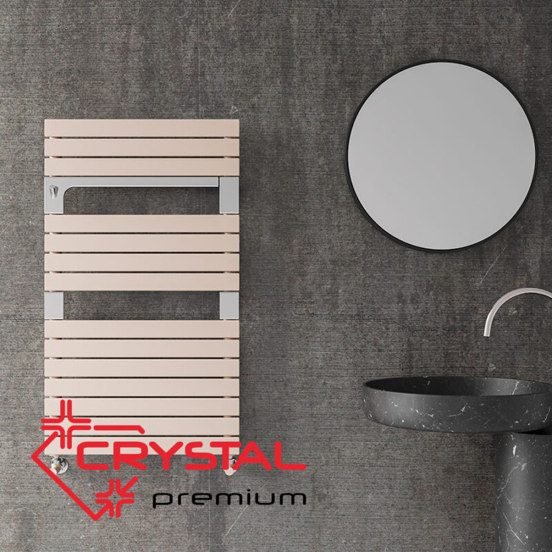 Водна лира за баня Crystal PREMIUM, 510 W, 952x550 mm, квартц цена - Отопление за баня | BGR Group