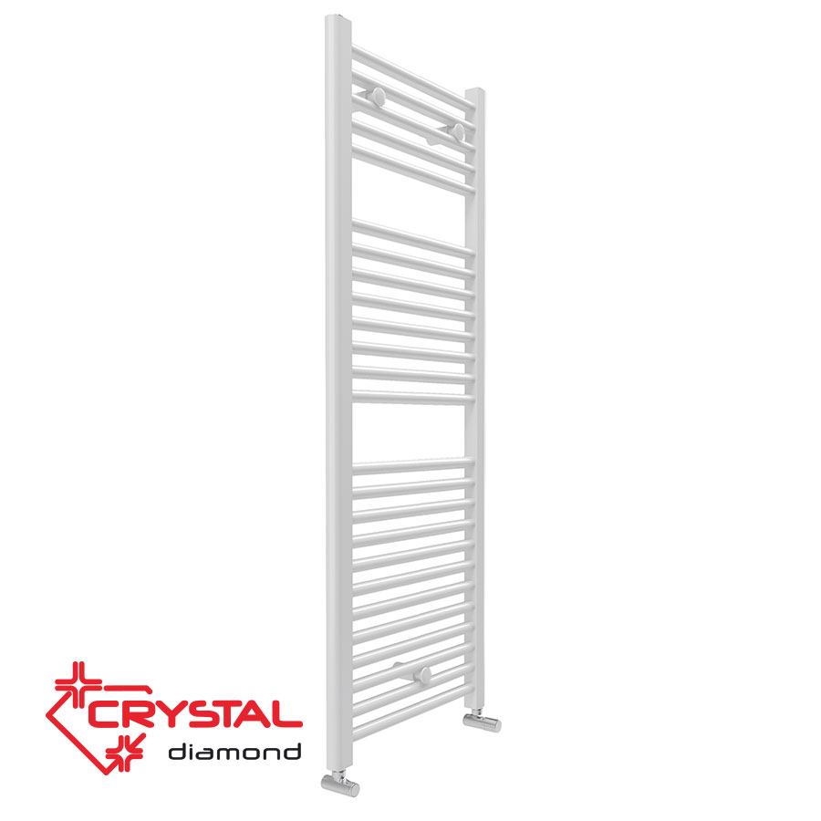 Купи онлайн Водна лира за баня Crystal Diamond Straight White 468 W, бяла, 1110x450 mm на цена 65.96 € Водна лира за баня Crystal Diamond Straight White 468 W, бяла, 1110x450 mm цена - Отопление за баня | BGR Group