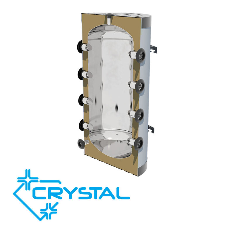 Емайлиран буферен съд Crystal 100 литра цена - Индустриални. Буферни съдове | BGR Group