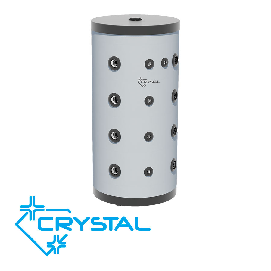 Емайлиран буферен съд Crystal 200 литра