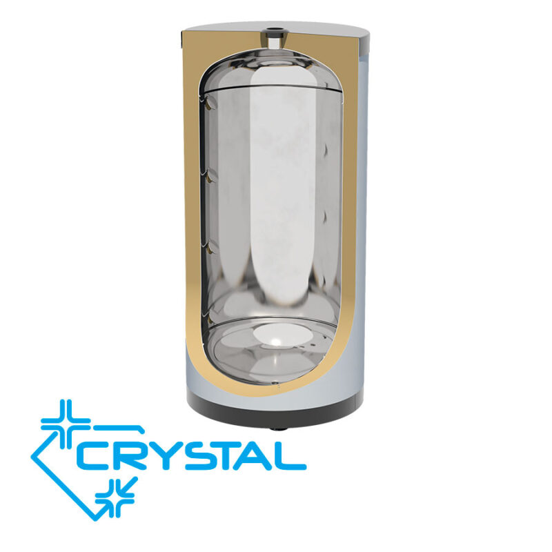 Емайлиран буферен съд Crystal 200 литра цена - Индустриални. Буферни съдове | BGR Group