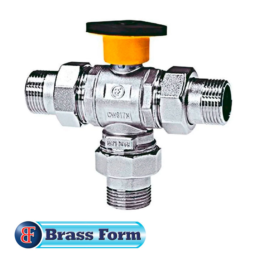 Трипътен вентил Brass Form