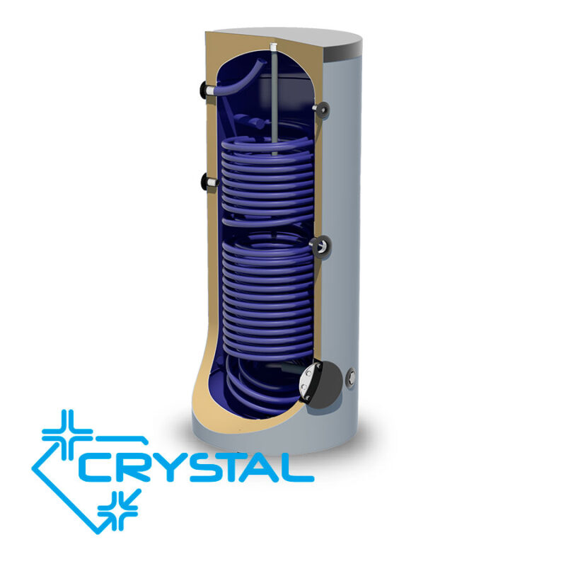 Комбиниран бойлер Crystal 300 L, с 1 увеличен топлообменник цена - Бойлери | BGR Group