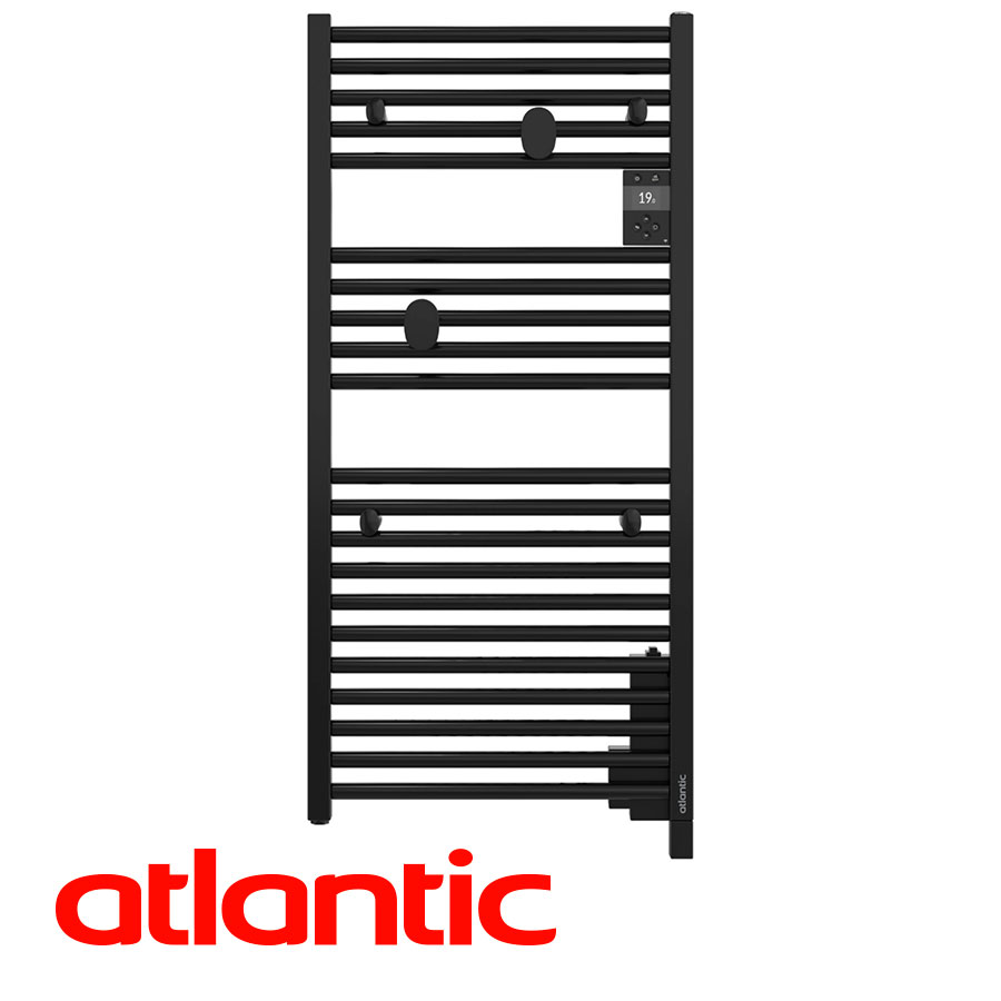 Electric towel warmer Atlantic Doris Wi-Fi 500 W, Black цена - Bathroom heating | BGR Group