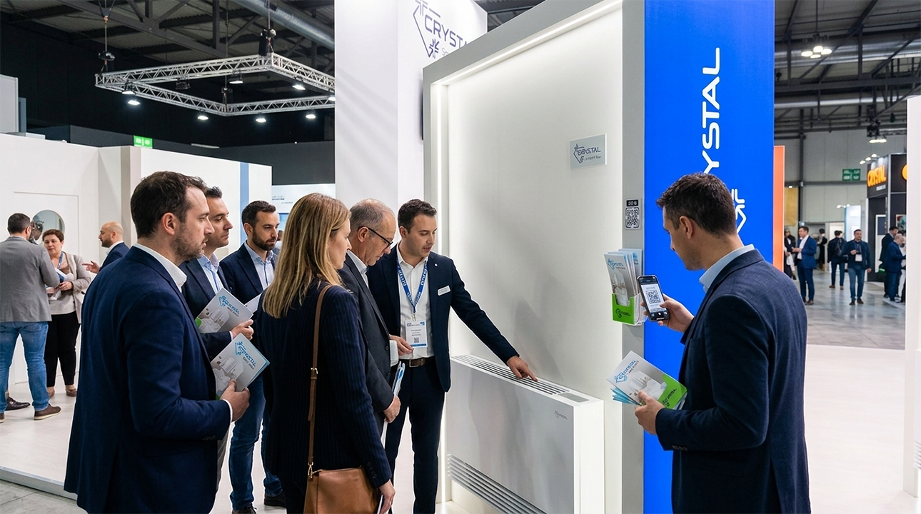 Last day of MCE 2026 in Milan: Crystal SMART and Crystal RUBY – the perfect tandem for a modern home