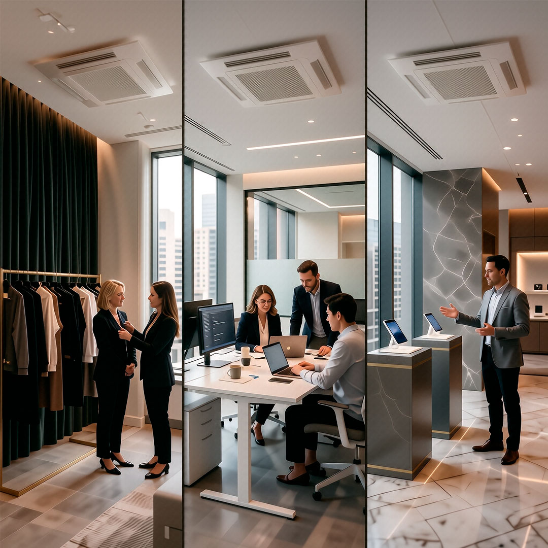 How to choose an air conditioner for a store, office or showroom